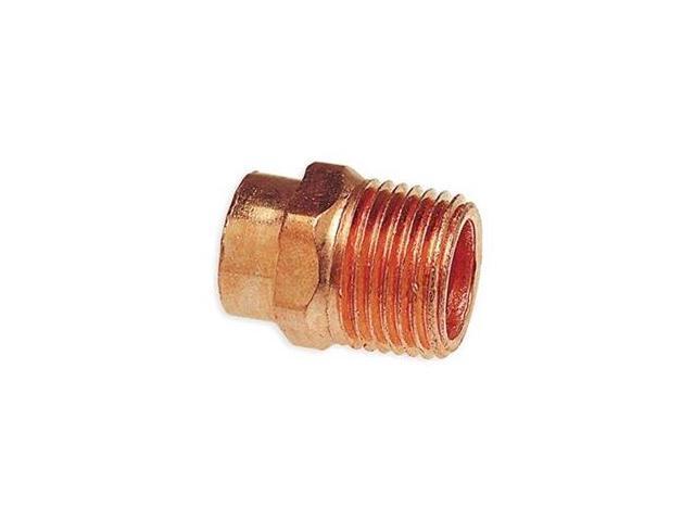 NIBCO U604 1/2x3/4 1/2' NOM C x 3/4' MNPT Copper Reducing Adapter