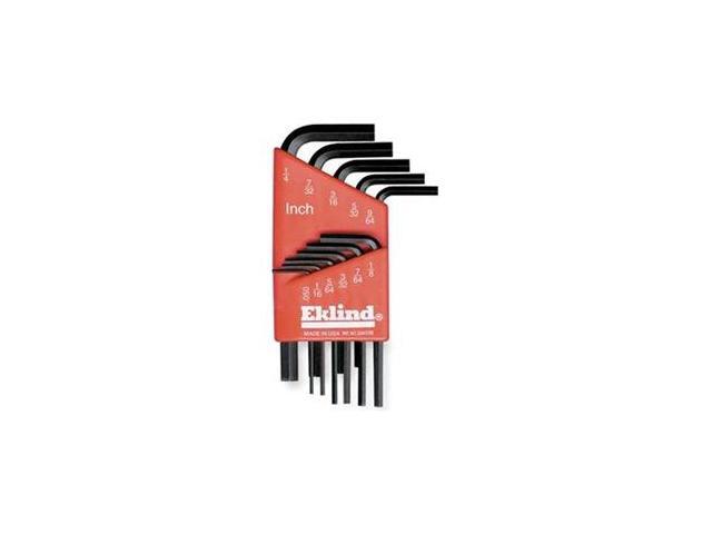 EKLIND 10111 11 Piece SAE L-Shape Hex Key Set, 10111