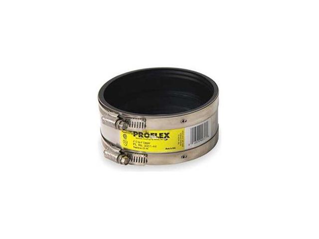ZORO SELECT 3001-44 Shielded Coupling,For Pipe Size 4' x 4'