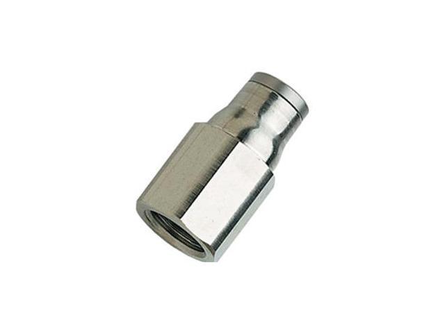 LEGRIS 3614 06 10 Nickel Plated Brass Female Adapter, 1/4 in Tube Size