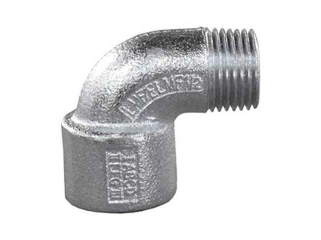 APPLETON ELECTRIC ELMF90-75 IMC 90 Deg Elbow, 3/4 in, Threaded, Iron, Electro