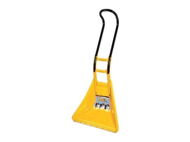 ZORO SELECT 1625300 Snow Shovel, 13 1/4 in W x Steel Blade, 48 in L Fiberglass