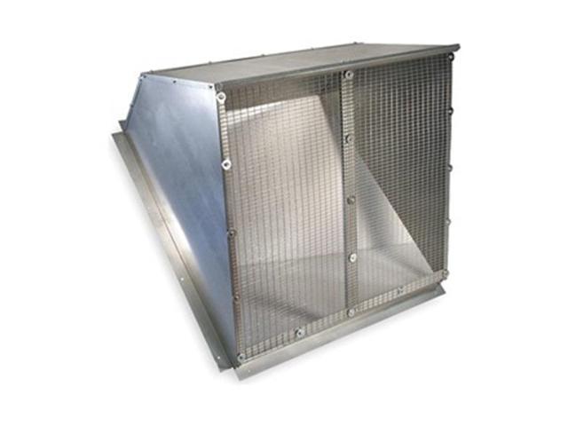 Photos - Air Conditioning Accessory Dayton 1WBW1 Weather Hood, 30 In, Galvanized Steel 
