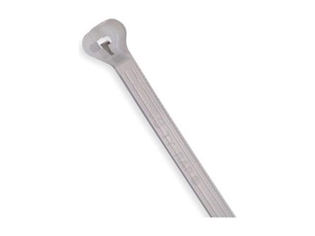TY-RAP TY242M Cable Tie, 8-1/2 in L, 2 in Max Bundle Dia., Natural, Nylon 6/6,