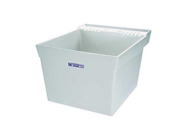 Photos - Kitchen Sink Mustee 19W 20 in W x 24 in L x 34 in H, Wall Mount, Thermoplastic, Laundry 