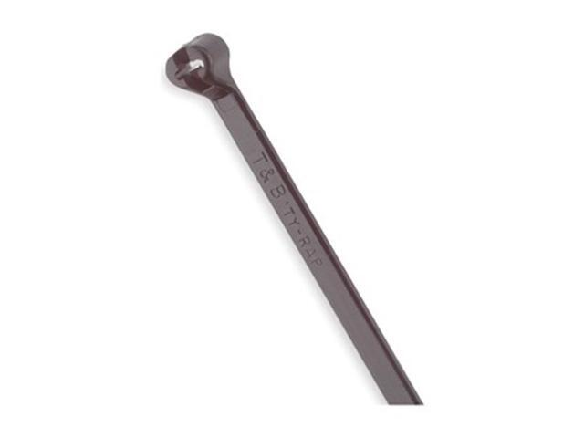 TY-RAP TY24MX Cable Tie, 5-1/2 in L, 1-1/4 in Max Bundle Dia., Black, Nylon
