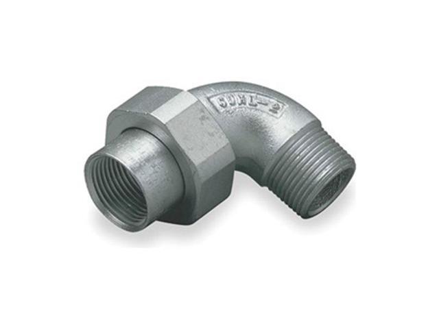 HUBBELL KILLARK GUML-1MWW IMC Union, 1/2 in, Threaded, Steel, Plain, Gray