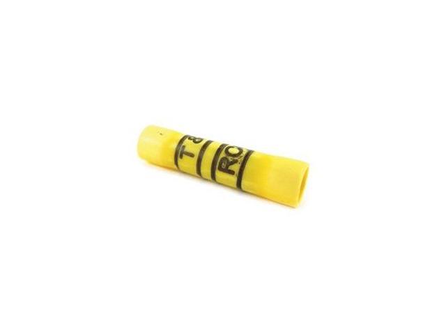 STA-KON 2RC10X Butt Splice Connector,12-10 AWG,Yel,PK50