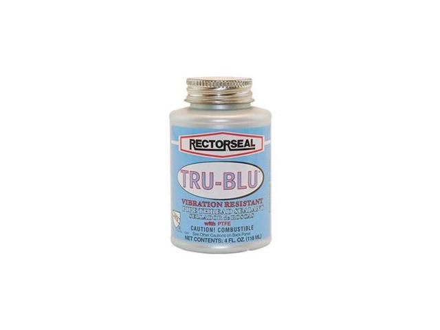 RECTORSEAL 31631 Pipe Thread Sealant 4.8 fl oz, Brush-Top Can, Tru-Blu, Blue,