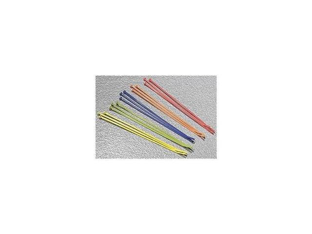 Cable Tie Asst, Multi-Color, 8 In, Pk 100