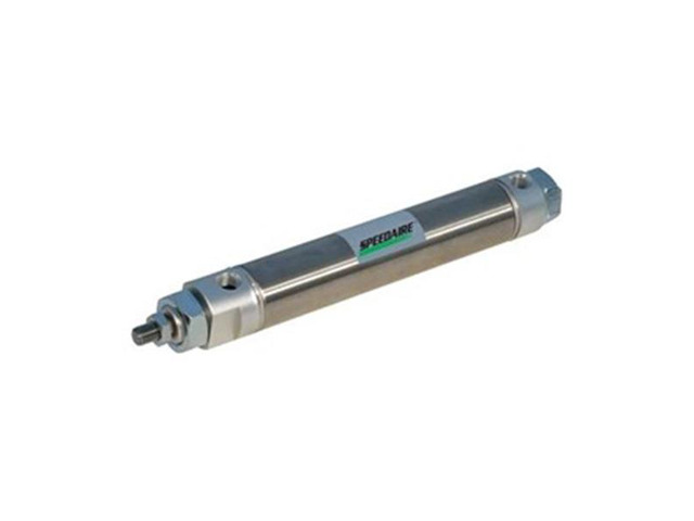 SPEEDAIRE NCDME150-0300 Round Body Cylinder, 1 1/2 in Bore, 3 in Stroke, Round