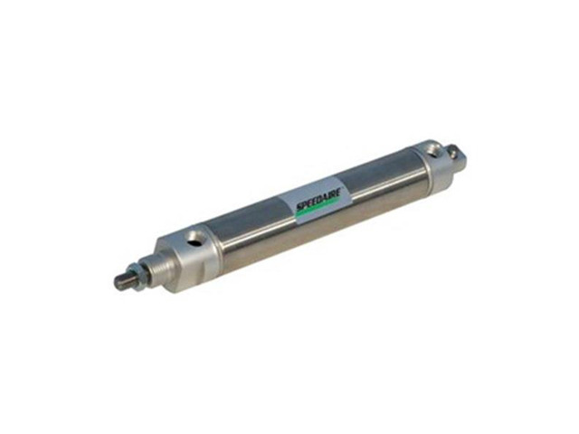 SPEEDAIRE NCDMC125-0400 Round Body Cylinder, 1 1/4 in Bore, 4 in Stroke, Round
