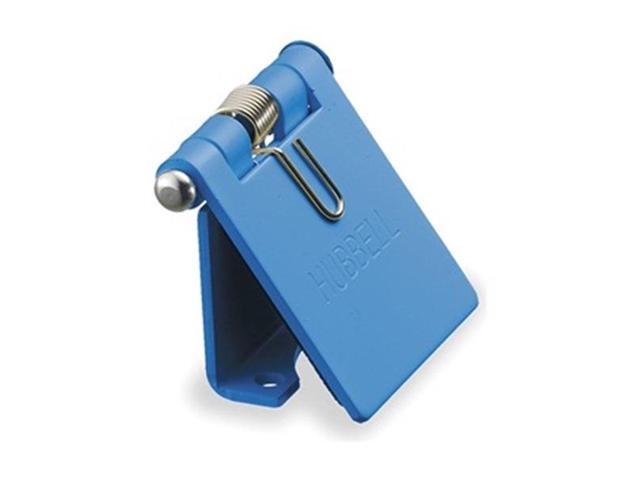 HUBBELL WIRING DEVICE-KELLEMS HBLSCBL Cover, Blue, Steel, 300/400A Panel Mount