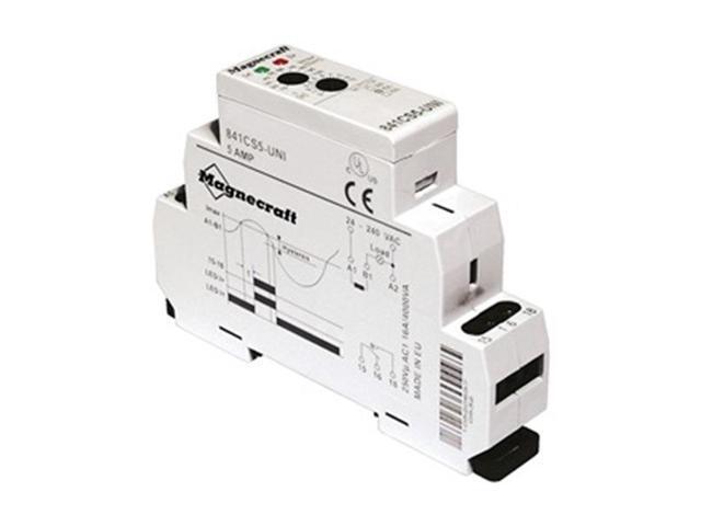 SCHNEIDER ELECTRIC 841CS1-UNI Current Sensing Relay, 0.1to1A, 24to240VAC,