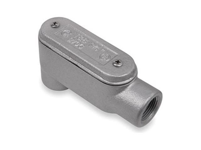 THOMAS & BETTS LB37CG-TB Conduit Outlet Body w/Cover,Iron,LB