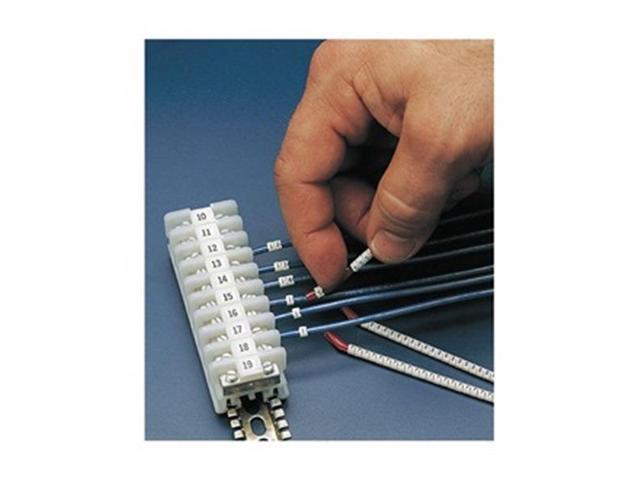BRADY SCNC-10 Wire Marker Wand,Preprinted,Sleeve,PK10