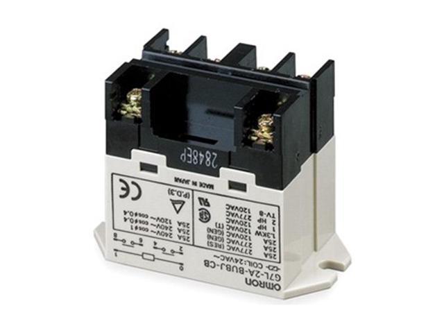 OMRON G7L-2A-BUBJ-CB-AC24 Enclosed Power Relay,6 Pin,24VAC,DPST-NO