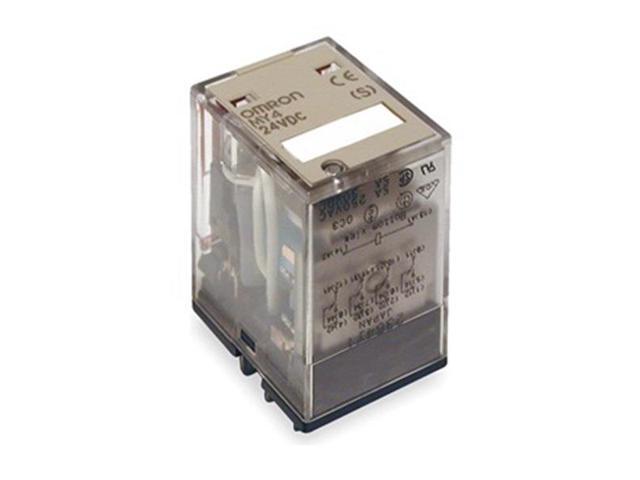 OMRON MY4IN-AC24(S) Plug-In, General Purpose Relay, Square, 5 A, 14 Pins,