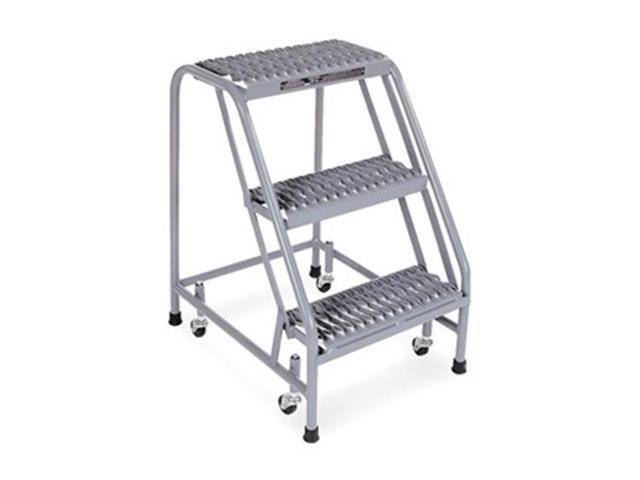 Rolling Ladder, Welded, Platform 30In H