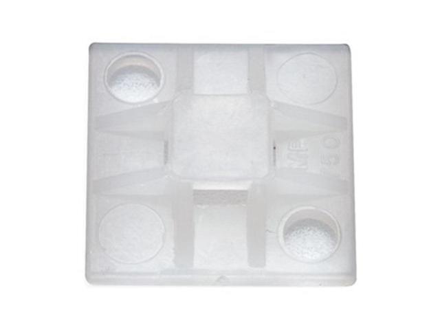 TY-RAP MPNY-750-9-C Cable Tie Mounting Pad,4-Way,Natrl,PK100