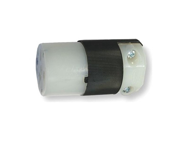 HUBBELL WIRING DEVICE-KELLEMS HBL5469C Straight Blade Connector, 6-20R, 20 A,