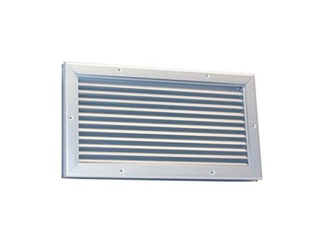 DAYTON 5NKL2 Door Louver,18-1/4 W,10-1/8 H,Aluminum