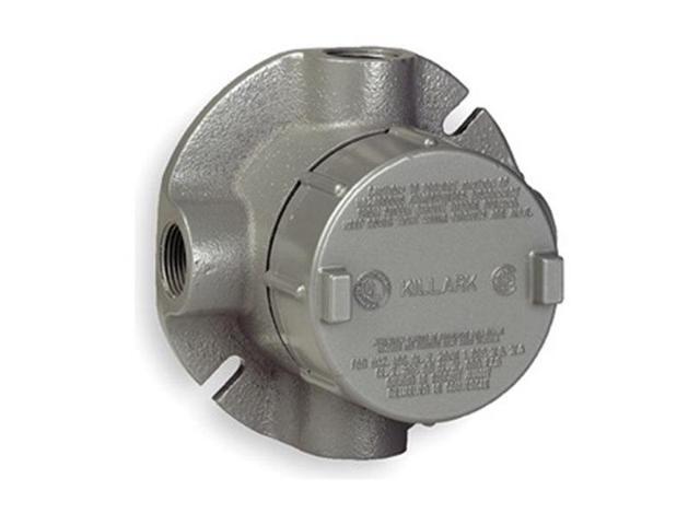 HUBBELL KILLARK GECXTF-2 Conduit Outlet Body,Aluminum,XTF