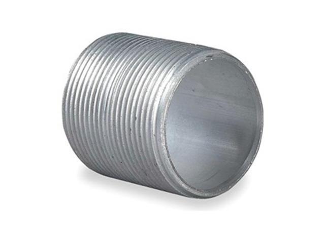 HUBBELL KILLARK AN-4 IMC Nipple, 1-1/4 in, Threaded, Aluminum, Plain, Gray