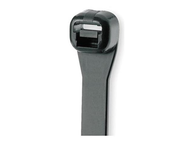 PANDUIT SG200S-C0 Cable Tie, 8-1/2 in L, 2 in Max Bundle Dia., Black, Nylon