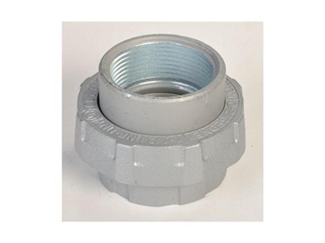 APPLETON ELECTRIC UNF250R Rigid Union, 2-1/2 in, Threaded, Malleable Iron,