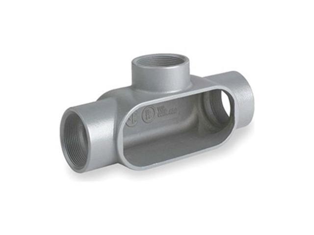 HUBBELL KILLARK T37 Conduit Outlet Body,Iron,T,1 In.
