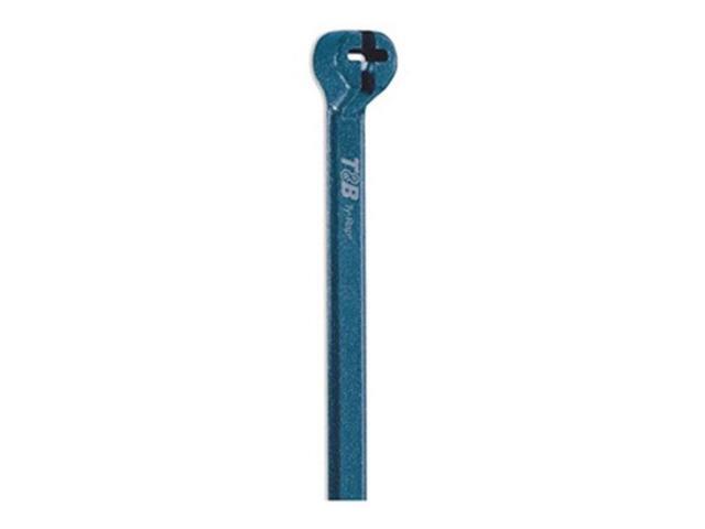 TY-RAP TY527M-NDT Cable Tie, 14 in L, 3-1/2 in Max Bundle Dia., Blue, Nylon