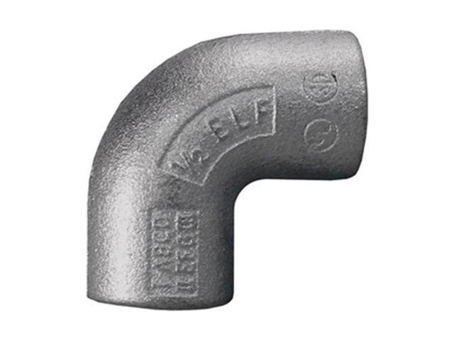 APPLETON ELECTRIC ELF90-75 IMC 90 Deg Elbow, 3/4 in, Threaded, Iron, Plain,