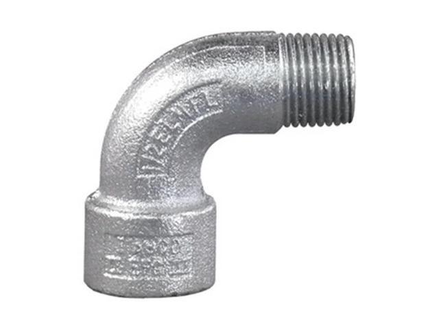APPLETON ELECTRIC ELMFL90-50-A IMC 90 Deg Elbow, 1/2 in, Threaded, Aluminum,