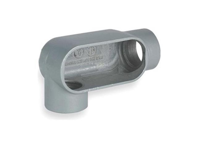 HUBBELL KILLARK LR37 Conduit Outlet Body,Iron,LR,1 In.