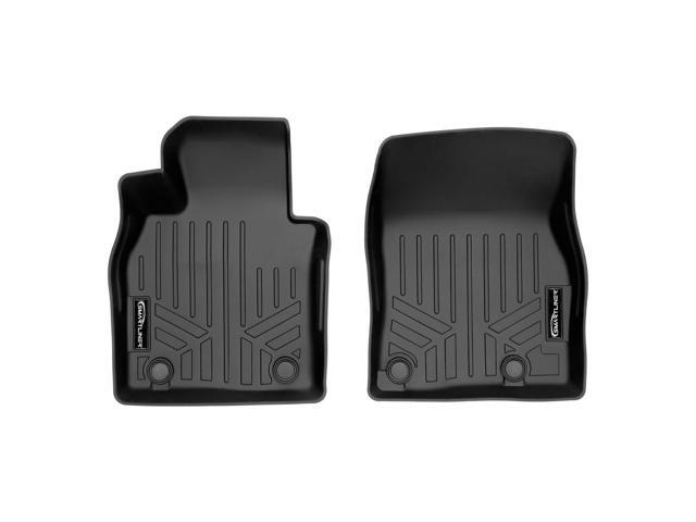 SMARTLINER Custom Fit All Weather 1st Row Black Floor Mat Liners Set Compatible With 2020-2023 Mazda CX-30