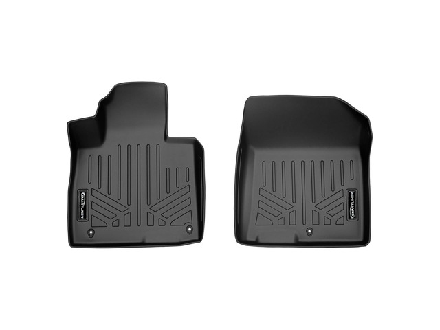 SMARTLINER Custom Fit All Weather Protection Black 1st Row Liners Compatible With 2019-2020 Hyundai Santa Fe (Fits all Models)