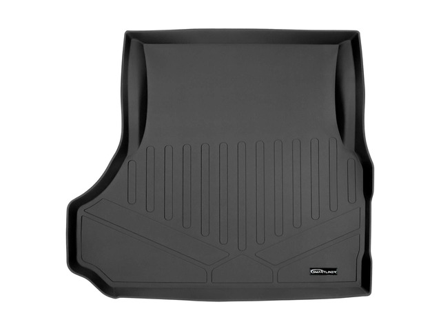 SMARTLINER Cargo Liner Trunk Floor Mat Black Compatible With 2006-2021 Dodge Charger All Models / 2005-2021 Chrysler 300 No SRT8 Models