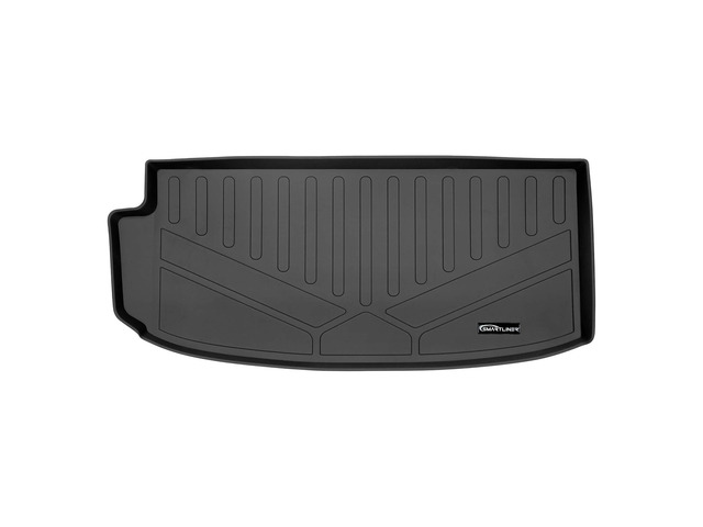 SMARTLINER All Weather Custom Fit Cargo Trunk Liner Floor Mat Behind 3rd Row Black Compatible With 2018-2021 Chevrolet Traverse