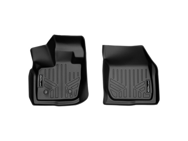 SMARTLINER Custom Fit Floor Mats 1st Row Liner Set Black Compatible With 2017-2020 Ford Fusion / 2017-2020 Lincoln MKZ