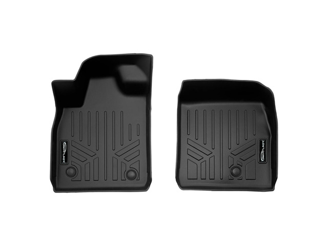 SMARTLINER Custom Fit All Weather Black 1st Row Floor Mat Liner Set Compatible With 2021-2024 Ford Mustang Mach-E