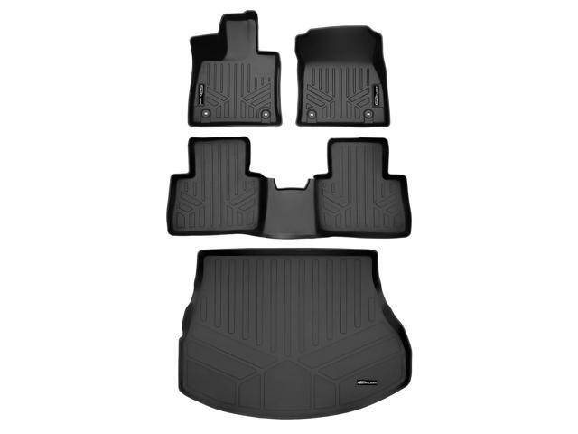 SMARTLINER Custom Fit All Weather Floor Mats and Cargo Liner Set Black Compatible With 2022-2023 Lexus NX / NX Hybrid