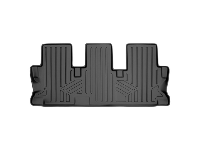 SMARTLINER Custom Fit Floor Mats 3rd Row Liner Black Compatible With 2014-2019 Toyota Highlander with 2nd Row Bench Seat