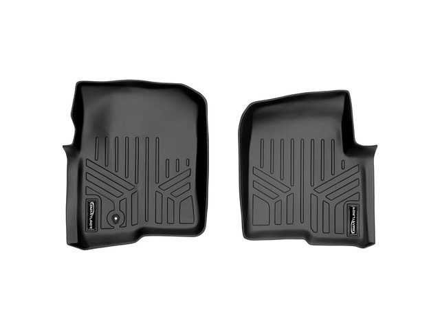 SMARTLINER Custom Fit Floor Mats 1st Row Liner Set Black Compatible With 2004-2008 Ford F-150 / 2006-2008 Lincoln Mark LT - All Models