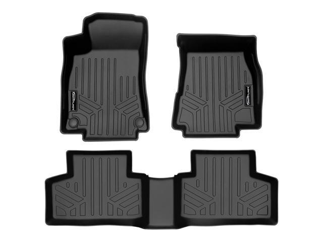 SMARTLINER All Weather Custom Fit Floor Mats 2 Row Liner Set Black Compatible With 2020-2021 Mercedes-Benz GLB Class 5 Passenger Models