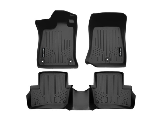 SMARTLINER Custom Fit All Weather Protection Black 2 Row Floor Liners Compatible With 2021-2025 Acura TLX (Fits all Models)