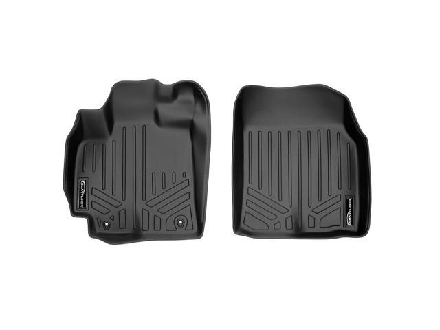 SMARTLINER Custom Fit All Weather Protection Black 1st Row Liners Compatible With 2009-2013 Toyota Corolla (Only Fits Automatic Tansmission Vehicle...