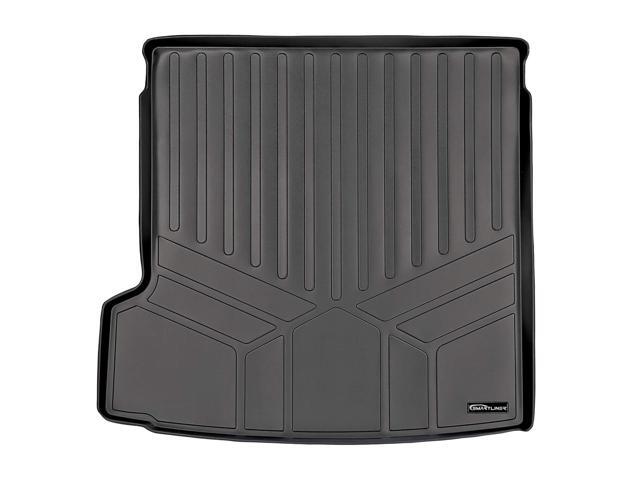 SMARTLINER All Weather Custom Fit Cargo Trunk Liner Floor Mat Behind 2nd Row Black Compatible With 2016-2023 Volvo XC90