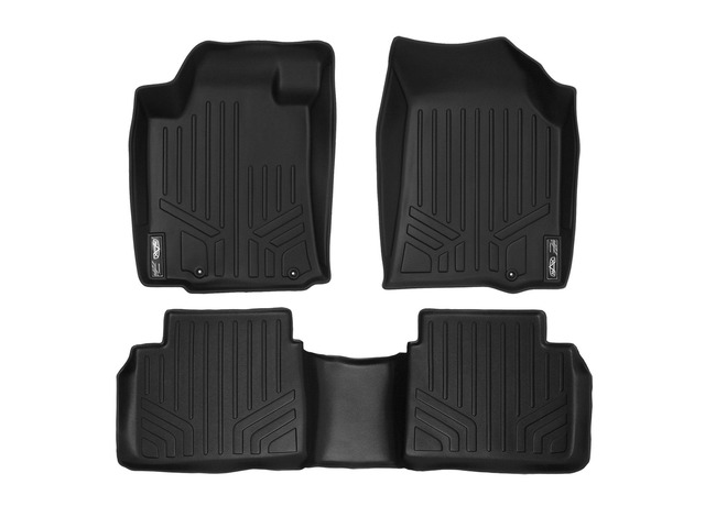 SMARTLINER Custom Fit All Weather Protection Black 2 Row Floor Liners Compatible With 2013-2018 Nissan Altima (Fits all Models Manufactured after...