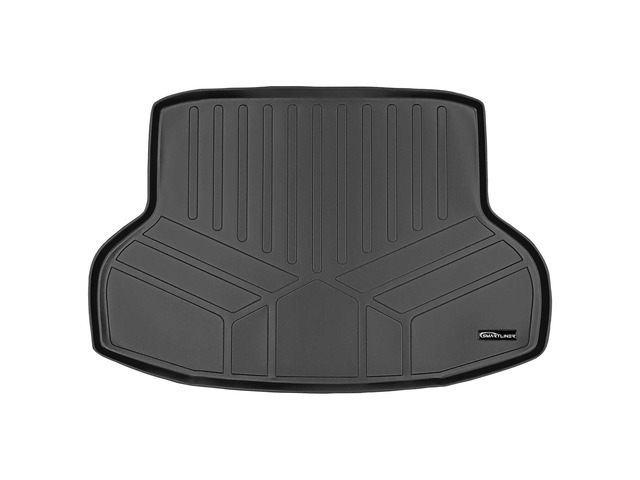 SMARTLINER All Weather Custom Fit Cargo Trunk Liner Floor Mat Black Compatible With 2016-2021 Honda Civic Sedan Only